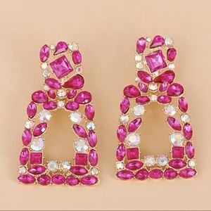 Pink Jewel earrings